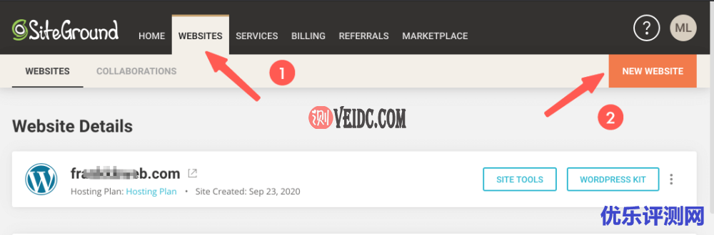 WordPress安装 ：使用 SiteGround 新增一个 WordPress 网站