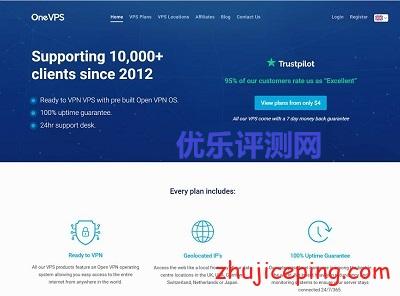 onevps：新增（支付宝+中文网站），香港/新加坡/日本等9机房，1Gbps带宽，不限流量，仅需$4/月