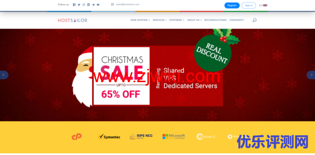 #优惠#HostSailor：VPS首年35折优惠，罗马尼亚、荷兰机房可以选择，独服9折-优乐评测网