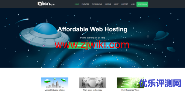 Alienvps.net:美国VPS,免费Windows系统,1核2G30GBSSD,1Gbps不限流量,$5/月起,美国便宜独立服务器$20/月起-优乐评测网