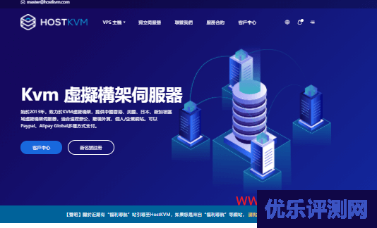 hostkvm：全场VPS 8折，美国优化线路KVM VPS月付$5.2
