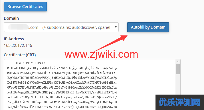 Autofill-by-Certificate