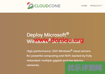 cloudcone：美国Windows KVM VPS，$17.49/月，3C/4G内存/60GSSD/3T流量/1G带宽