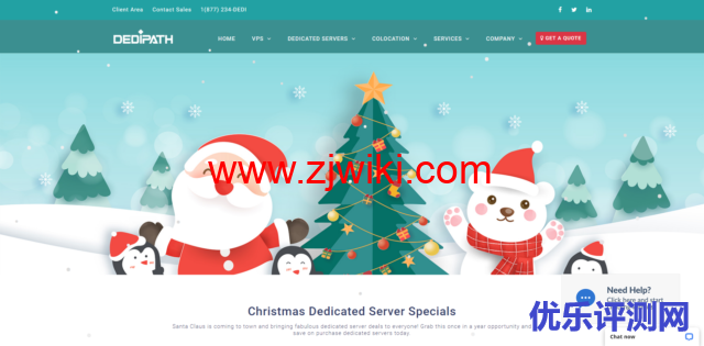 #圣诞促销#DediPath：美国便宜vps，全场VPS/Hybrid Servers主机5折，纽约E5服务器$59/月起-优乐评测网