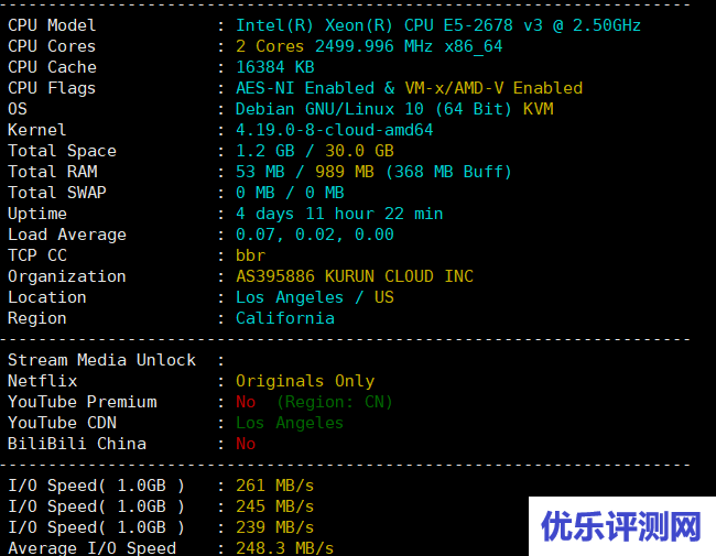 locvps，美国CU2(AS9929 + AS10099线路) VPS测评分享
