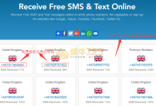 Free SMS Verifications英国手机号在线接收短信 实现电话验证-优乐评测网