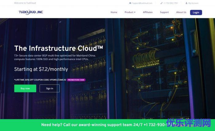 tudcloud:便宜香港服务器租用仅$119/月,2*e5-2620v2/32g内存/480gSSD/30M带宽不限遇到疑问,可以联系我或给我留言-优乐评测网