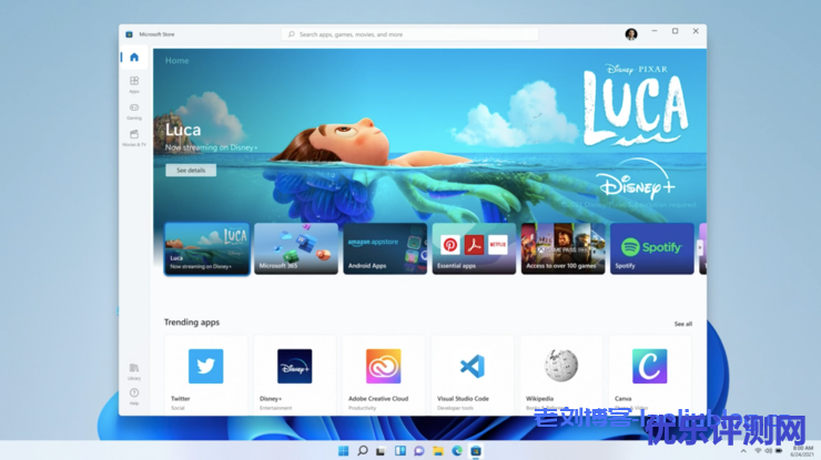 微软Windows操作系统最新版本Windows 11正式发布，无缝支持安卓 App，界面却像极了 macOS