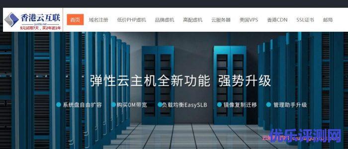 香港云互联免备全能型香港虚拟主机最大亮点:速度快!运行稳定!遇到疑问,可以联系我或给我留言-优乐评测网