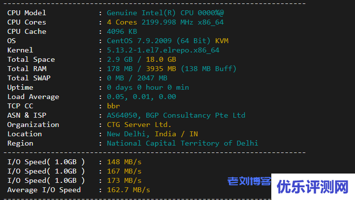 快云科技云服务器测评:香港CN2 100%高性能 11区,20M带宽,铂金Platinumcpu处理器,三网cn2 gia速度快