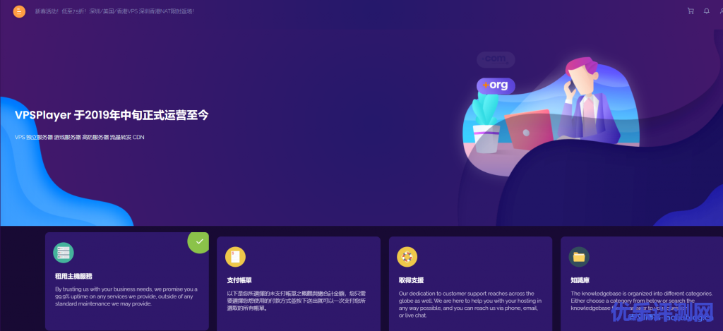 VPS玩家VPSPlayer美国原生IP,洛杉矶4837线路KVM VPS,2Gbps大带宽,独享@Ryzen™ 9 3950X低至275元/年