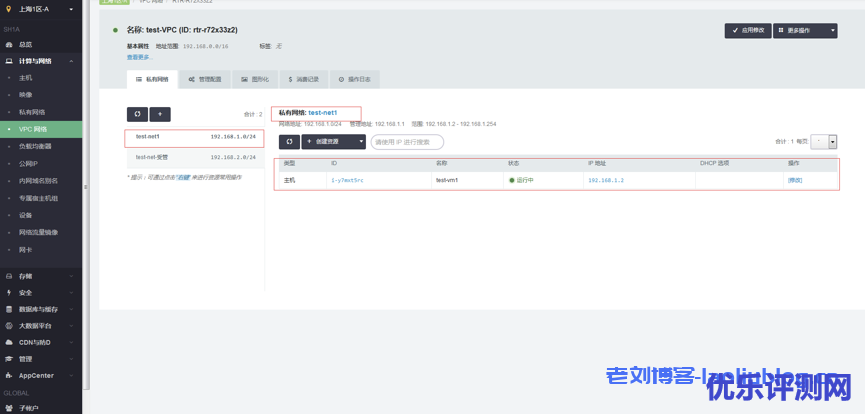 青云qingcloud私有网络VPC及关联云资源创建流程