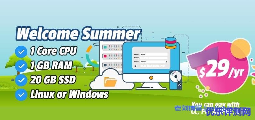 HOSTIGER WELCOME SUMMER! Amazing prices from $29 per year! Linux / WindowsVPS!-优乐评测网