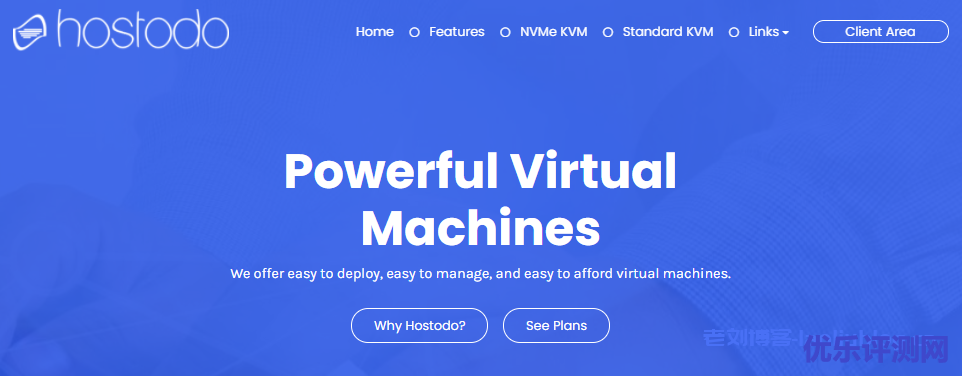 hostodo拉斯维加斯VPS 5.7折促销,KVM架构2核3G内存30G NVMe硬盘5T月流量$39.99/年附优惠码及测试IP-优乐评测网