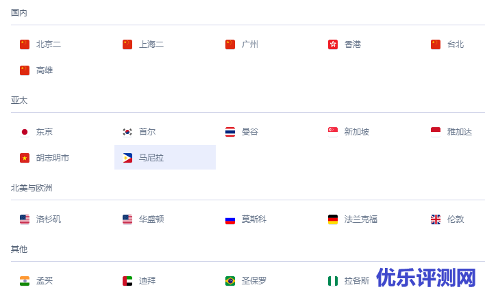 UCloud机房分布