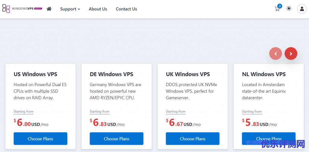 WindowsVPS.Host：英国VPS，1核/2G/25GB SSD/1Gbps不限流量，$7/月起，另可选美国/德国/荷兰等机房
