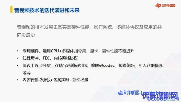 音视频技术迭代演进和未来