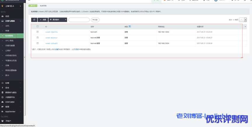 青云qingcloud私有网络VPC及关联云资源创建流程