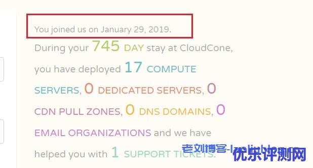 CloudCone 2019年1月1日之前注册老用户专享VPS优惠：1核512M内存10G SSD硬盘1Gbps带宽5TB月流量$7.5/年