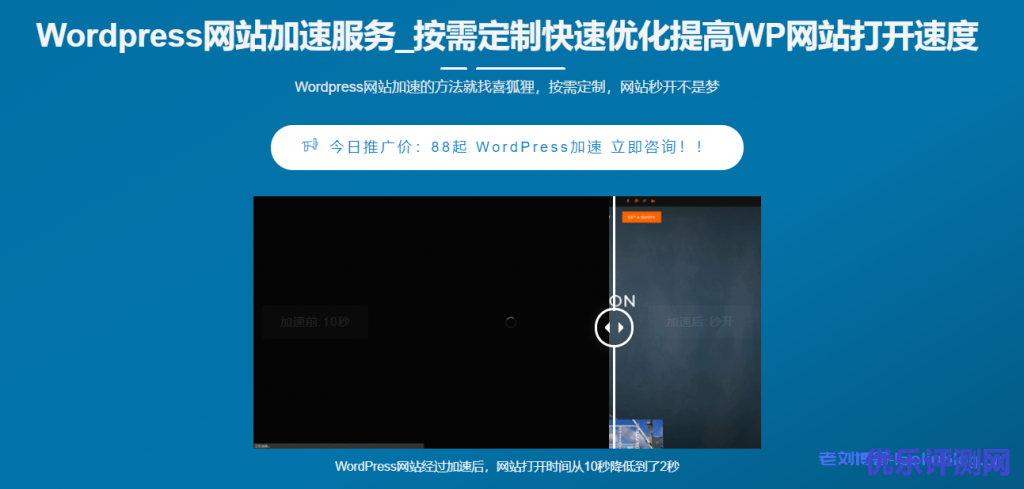融思喜狐狸定制化Wordpress、网站代码级访问网站CDN加速服务推荐