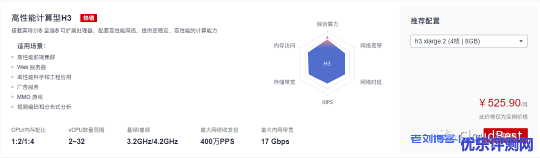 高性能计算型H3