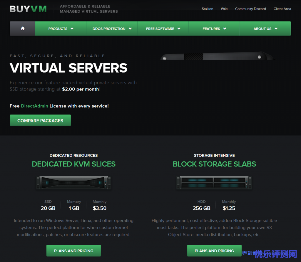 BuyVM拉斯维加斯AMD无限流量VPS最高80T大硬盘补货月付2美元起附测试IP-优乐评测网
