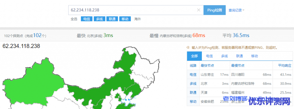 测评腾讯云北京机房1C2G2M星星海SA2云服务器性能