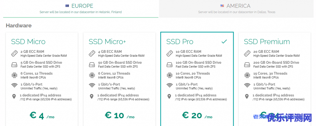 webdock不限流量LXD架构VPS云主机6核12线程2G内存5G SSD硬盘1Gbps带宽月付4欧元,机房可选芬兰、德国、美国