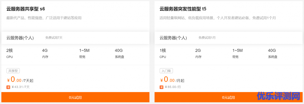 面向所有开发者,0元0基础免费试用服务器