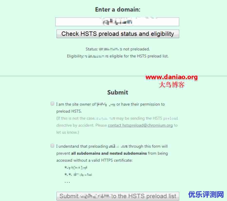 启用HSTS并加入HSTS Preload List-附删除HSTS方法
