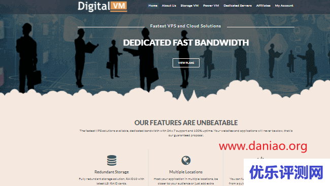 digital-vm：全场vps 6.5折优惠码（循环），$7.8/季，10Gbps带宽，不限流量