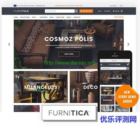 ThemeForest 10款最受欢迎的Shopify主题模板