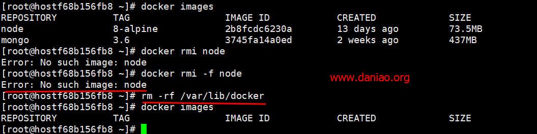 宝塔面板中docker容器和镜像的删除方法 – 以及如何卸载docker管理器