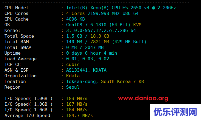 edgenat，韩国原生IP VPS简单测评，不限流量，可选择windows