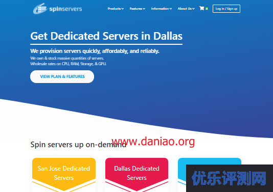 spinservers：圣何塞（10Gbps带宽）独立服务器简单测评，优点，圣何塞到亚洲的端口所使用的载体饱和度很低