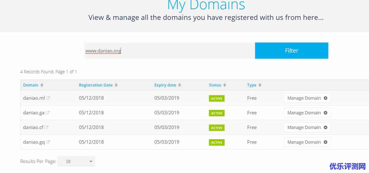 免费域名.tk,.ml,.ga,.cf,.gq申请注册和DNS解析-只能玩玩