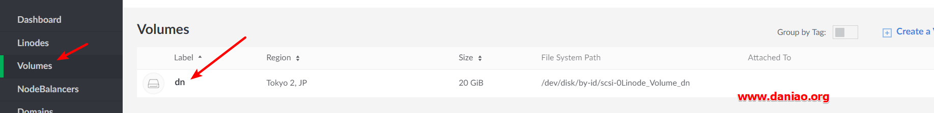 Linode新面板添加Volume并挂载Block Storage以及删除、增容的方法
