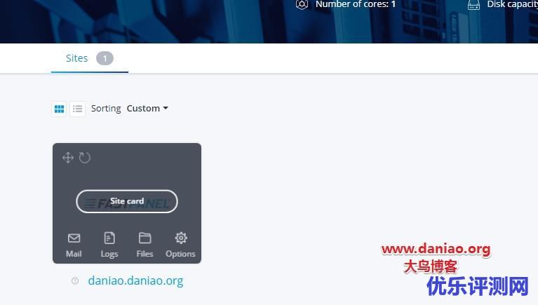 Fastpanel主机面板添加站点以及常规功能使用教程
