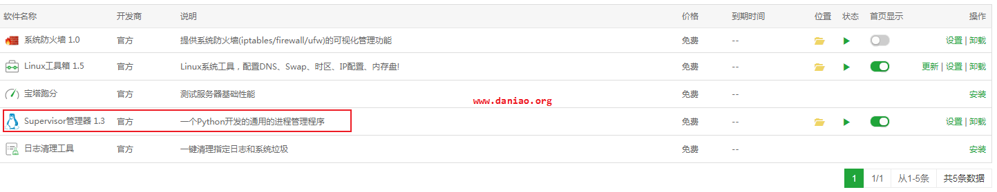 宝塔面板安装Auxpi聚合图床 – 以及使用supervisor对auxpi进行后台托管