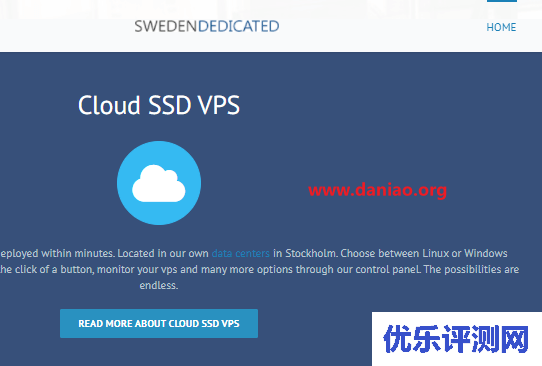swedendedicated，瑞典VPS，10€/mo，kvm/1CPU(fair share) /1GB内存/40GB SSD/1G带宽/ 2T流量(out)