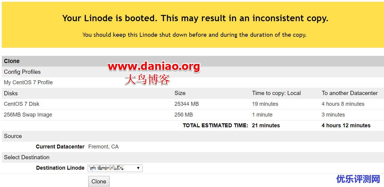 Linode VPS搬家3宝:Clone克隆镜像,IP Swap保留原IP和Backup自动备份