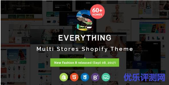 ThemeForest 10款最受欢迎的Shopify主题模板
