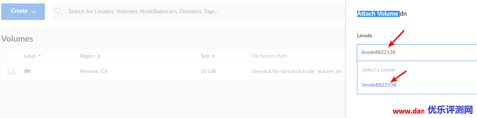Linode新面板添加Volume并挂载Block Storage以及删除、增容的方法