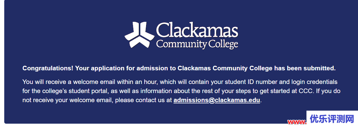 clackamas(克拉克马斯)社区学院EDU教育邮箱申请