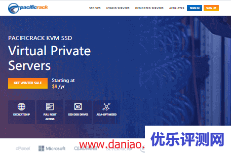 pacificrack，春节VPS促销汇总，低至$8/年，有windows、不限流量