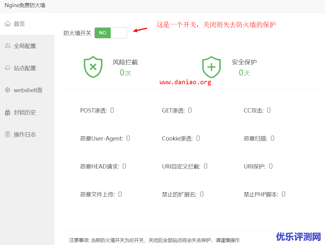 宝塔面板第三方应用 – Nginx免费防火墙的试用教程
