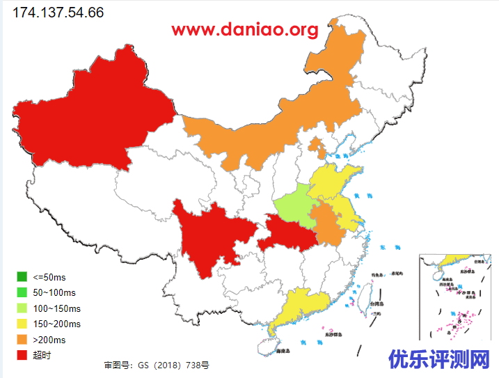 搬瓦工,美西USCA_FMT(弗利蒙) VPS测评 – 三网普通直连,没有cn2线路的buff加成