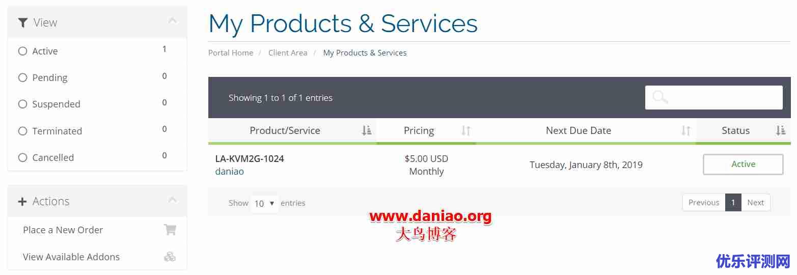 AnyNode低价VPS主机性能与速度评测-洛杉矶KVM年付12.5美元/接入CN2 GIA