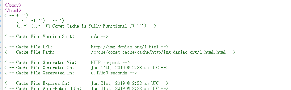 Comet Cache – 功能强大的WordPress静态缓存插件可以生成HTML
