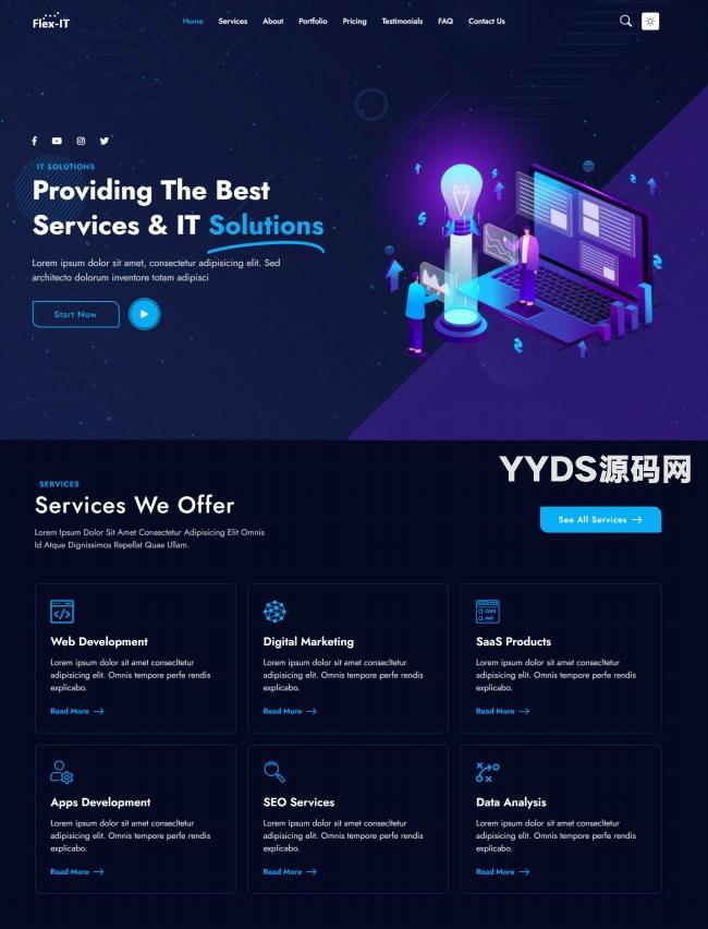 对于网站服务器